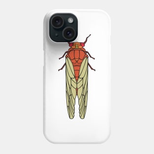 Cicada Graphic Phone Case