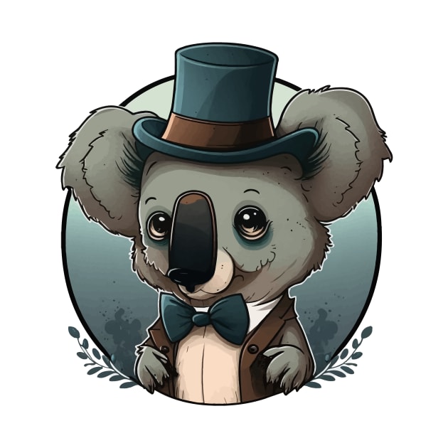 Koala with top hat by K3rst