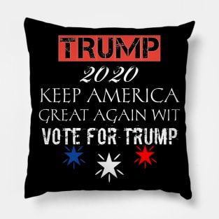 trump 2020 keep america great again wit Pillow