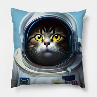 Astronaut Space Cat Pillow