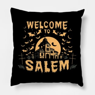 Salem Halloween House Souvenir Pillow