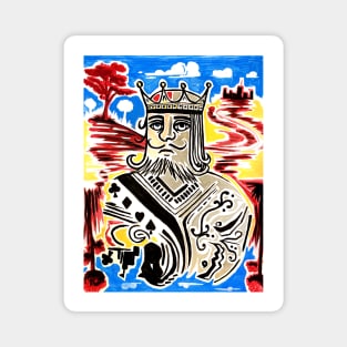 King Of Cards Magnet