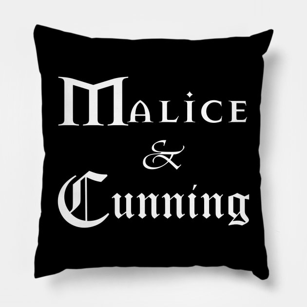 Malice and Cunning - HEMA Inspired Pillow by CasualCarapace