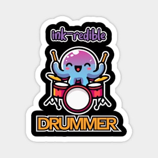 Ink-redible drummer Magnet