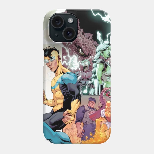 invincible poster Phone Case by super villain