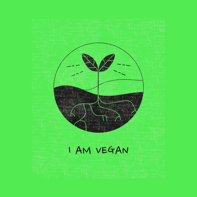 I am Vegan by fitcoclothing