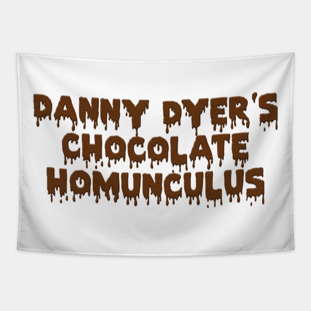 Danny Dyer's Chocolate Homunculus Tapestry by FlyNebula