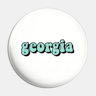 Mint Georgia Pin