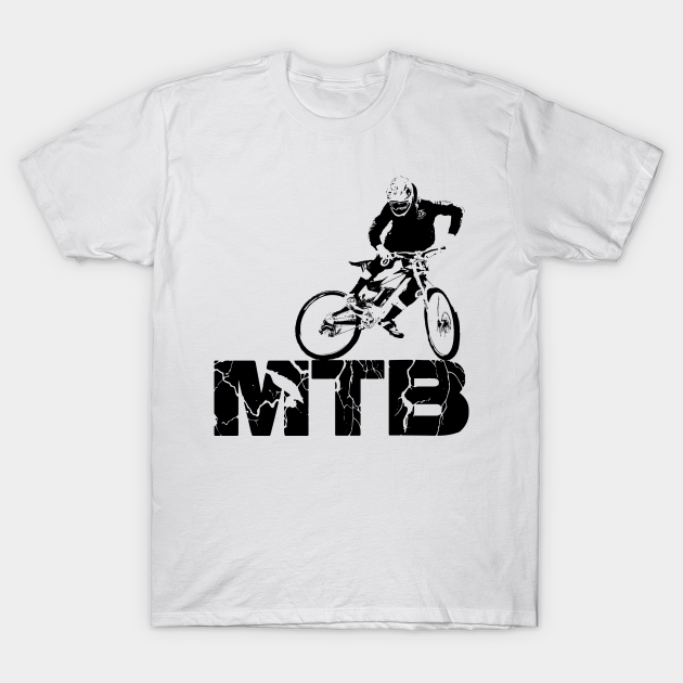 Ga door nek schuintrekken MTB, downhill - Downhill - T-Shirt | TeePublic
