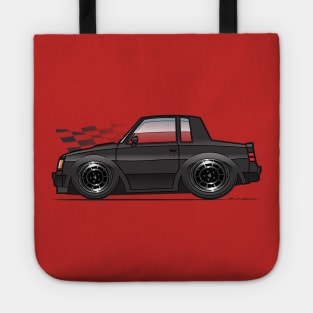 Black Cartoon Tote