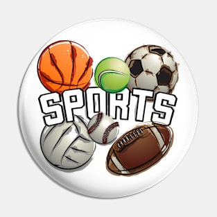 Different Popular Sports Pin