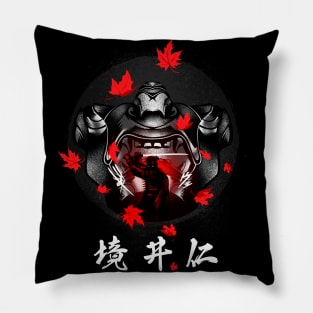 Samurai Mask Pillow