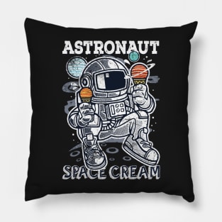 Funny Gift Astronaut Space Cream Pillow