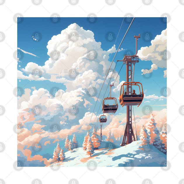 Cool Cloud Chairlift by VisionDesigner