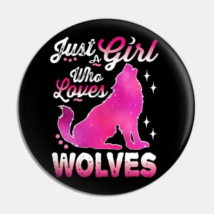 just a girl who loves wolves Pin