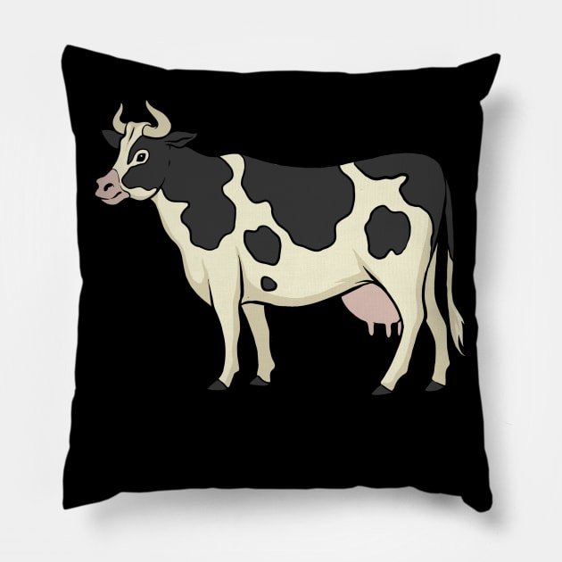 Cow Cows Pillow by fromherotozero