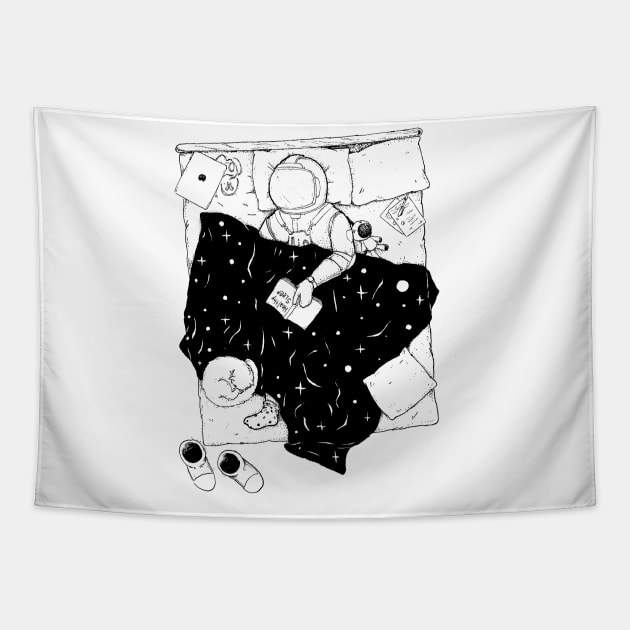 astronaut Tapestry by rudoi