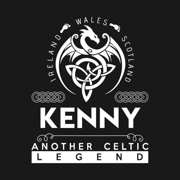 Kenny Name T Shirt - Another Celtic Legend Kenny Dragon Gift Item by harpermargy8920