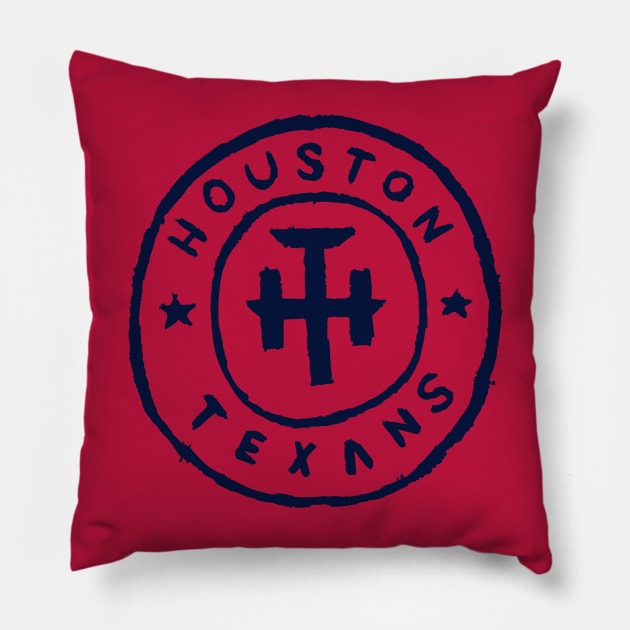Houston Texaaaans 13 Pillow by Very Simple Graph