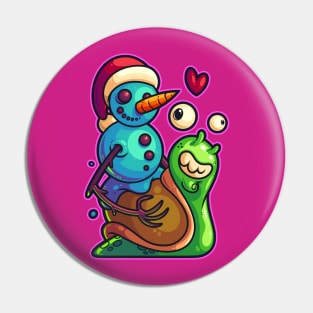 Snail Man Pin