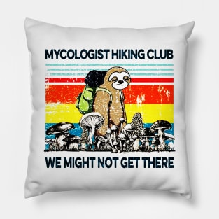 Mushroom MyCologist Hiking Club Pillow