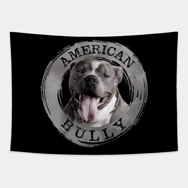 American Bully Tapestry by Nartissima