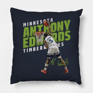 Anthony Edwards Minnesota Slant Pillow