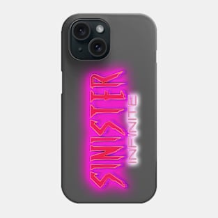 SINISTER INFINITE 80s Text Effects 6 Phone Case
