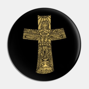 The Cross of the Lord and Savior Jesus Christ. Pin