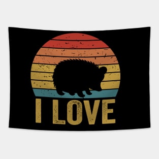 i Love porcupine Tapestry