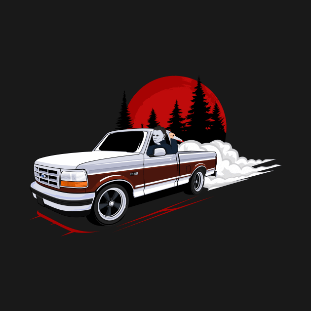 f150 truck Halloween Style by masjestudio