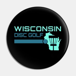 Wisconsin Disc Golf - Disc Line Light Green Pin