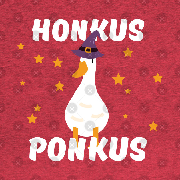 Disover Honkus Ponkus, a Duck Wearing a Witch Hat - Hocus Pocus Halloween - T-Shirt