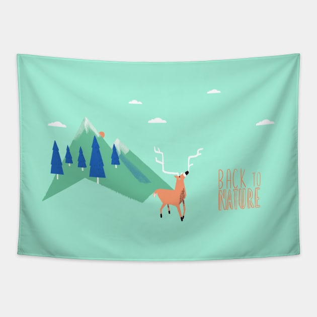 Back to Nature Tapestry by BabyKarot