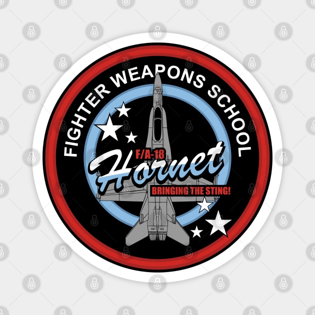 F/A-18 Hornet Fighter Weapons School Magnet by TCP