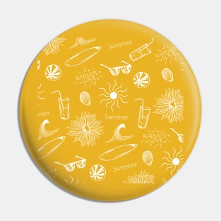 Summer Pattern Pin