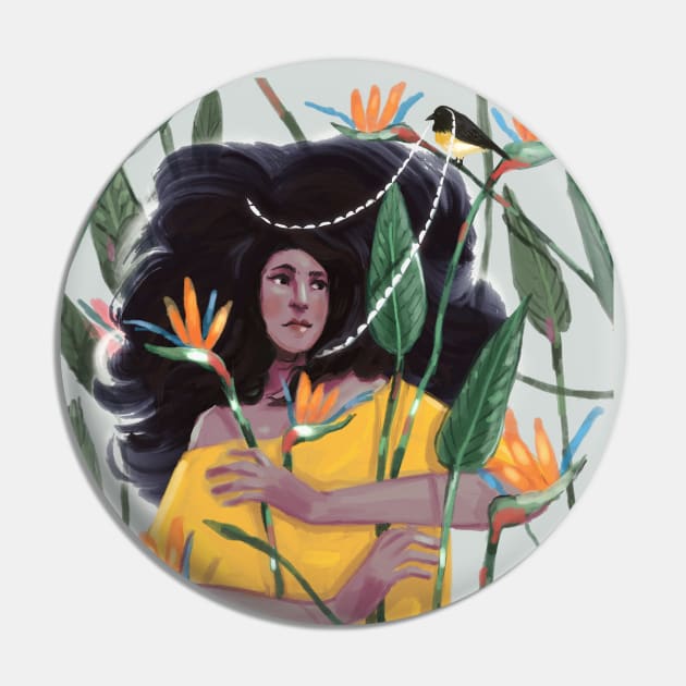 Birds of paradise Pin by Annada Menon