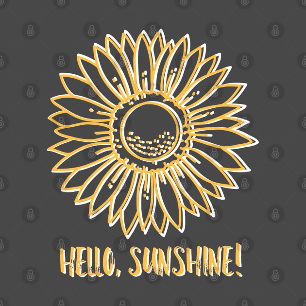 Hello, sunshine, sunflower by ArtfulTat