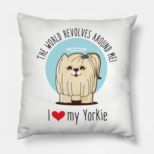 I love my Yorkie Pillow