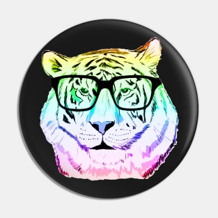 Rainbow Tiger Pin