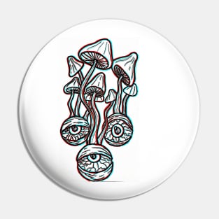 Shroomeyes Pin