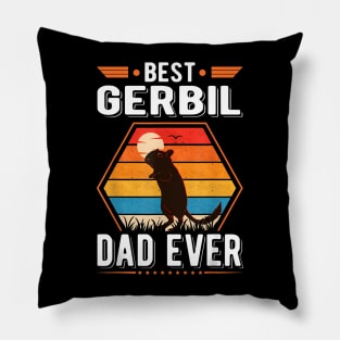 Gerbil Dad Ever Gerbil Father Racing Rat Pillow