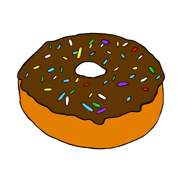 Chocolate donut by shellTs