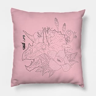 Prehistoric pinup Pillow