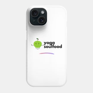 yoga soulfood and green apple Phone Case