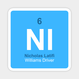 Nicholas Latifi Driver Element Magnet