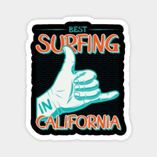 Niche Skull Island Mod Art  Califorina Surfing Magnet