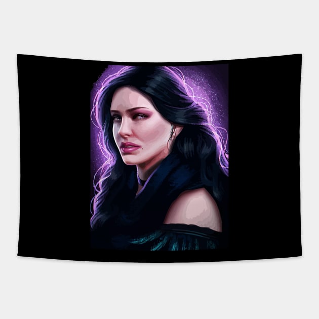 yennefer desing Tapestry by SGcreative