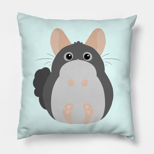 Chinchilla Pillow by chezzepticon