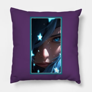 Anime Girl Eye | Quality Anime Artwork | Anime Aesthetic | Manga Anime Art Pillow